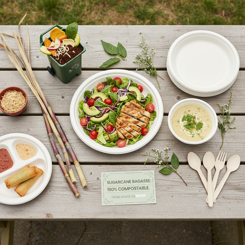 From Waste to Wow: The Ultimate Guide to Sugarcane Bagasse Tableware