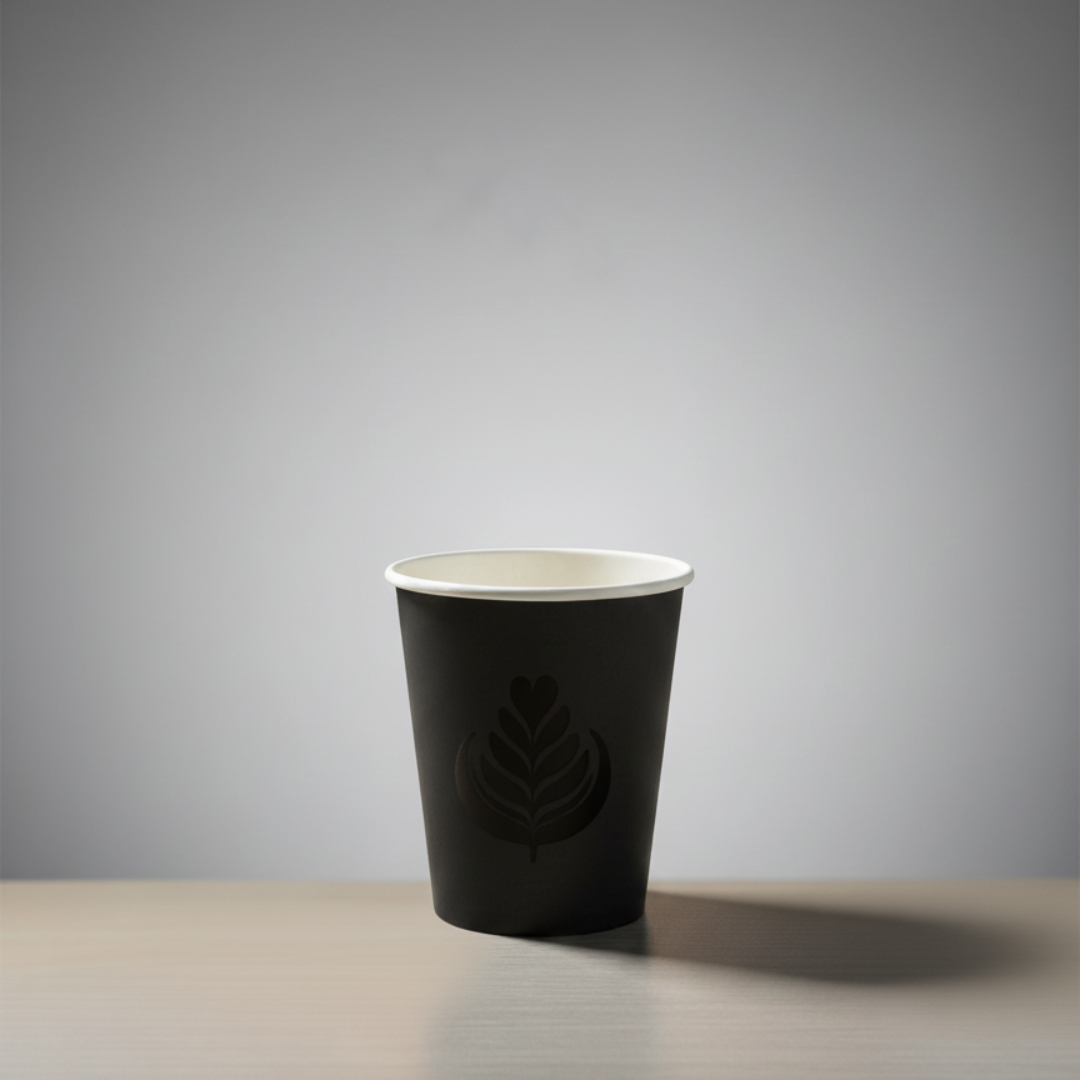 BioGreen 50-Pack Eco-Friendly Paper Coffee Cups – 8oz | 100% Compostable, Bamboo Fiber, Biodegradable & Food Safe | Ideal for Hot Beverages & Snacks