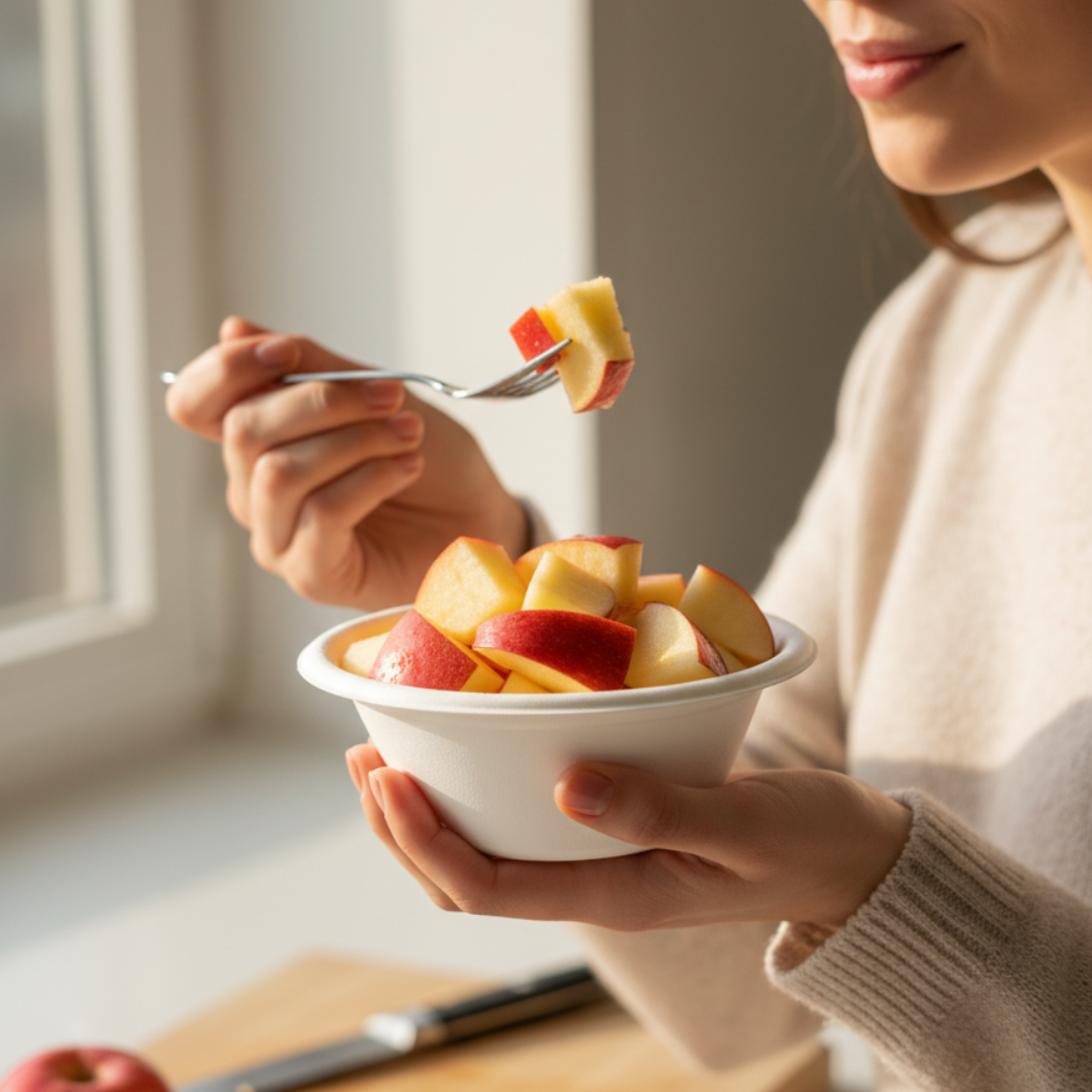 BioGreen 6" (153mm) Eco-Friendly Sugarcane Bowls – 50 Pack | 100% Compostable, Biodegradable, Heavy-Duty, Oil & Cut Resistant, Microwave & Freezer Safe | Disposable Bowls for Ice Cream, Snacks & Hot or Cold Foods