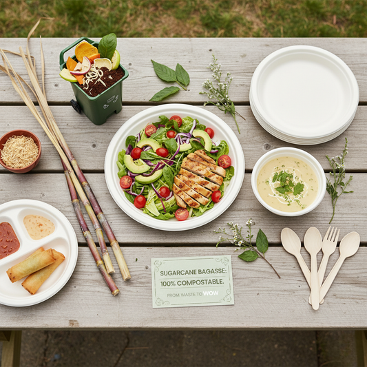 From Waste to Wow: The Ultimate Guide to Sugarcane Bagasse Tableware